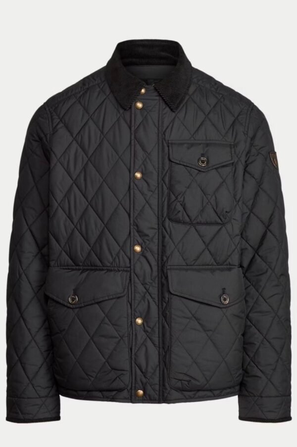 Quilted Jacket Negra