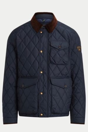 Quilted Jacket Azul