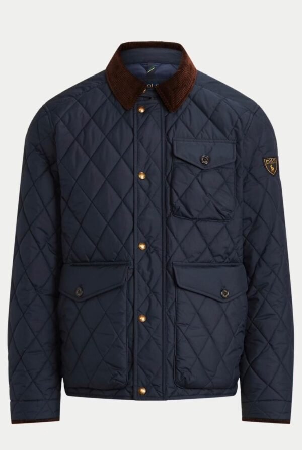 Quilted Jacket Azul